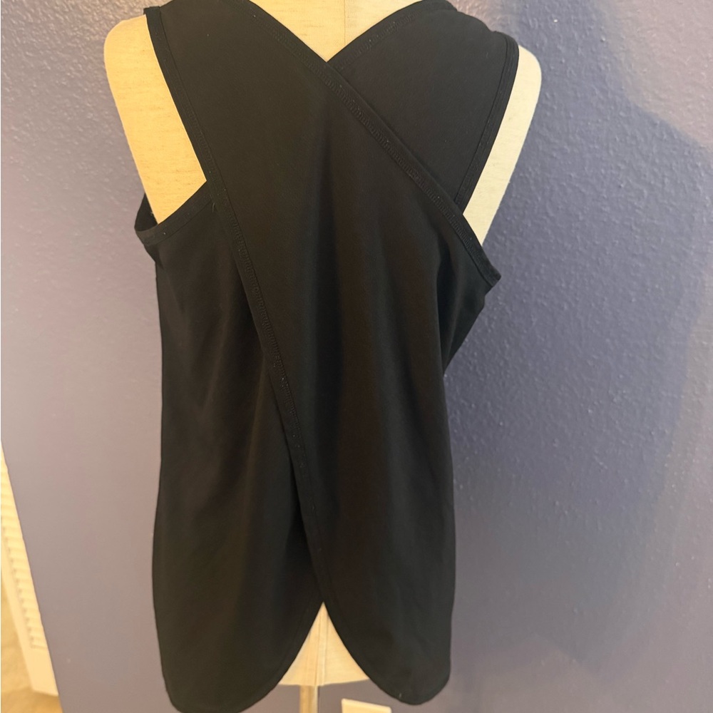 W by Worth black cross back tank